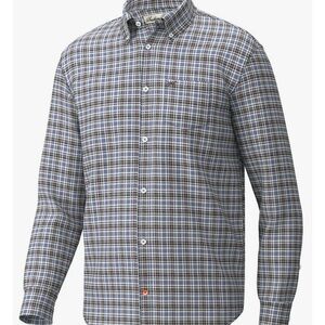 Southern Point Co. Hadley StretchMen's Plaid Button-Down Shirt Size Medium